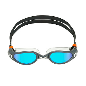 Schwimmbrille Aqua Sphere KAIMAN EXO Titan. Spiegelglas blau