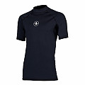 Herren-Lycra-Shirt Aqua Lung SLIM FIT schwarz, kurzärmelig