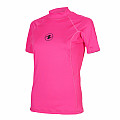 Damen-Lycra-Shirt Aqua Lung RASHGUARD SLIM FIT rosa, kurzärmelig