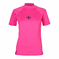 Damen-Lycra-Shirt Aqua Lung RASHGUARD SLIM FIT rosa, kurzärmelig