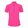 Damen-Lycra-Shirt Aqua Lung RASHGUARD SLIM FIT rosa, kurzärmelig