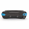 Etui für Schwimmbrille Zoggs ELITE GOOGLES CASE schwarz/blau