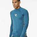 Herren-Lycra-T-Shirt RIP CURL WAVES, langärmlig