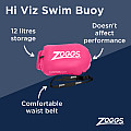 Schwimmen Boje und Trockentasche Zoggs HI VIZ SAFETY