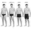 Herren Badeanzug Michael Phelps MANU MAN BRIEF