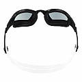 Schwimmbrille Michael Phelps NINJA SILVER Titanspiegelglas - Schwarz/Weiss