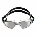 Schwimmbrille Aqua Sphere KAYENNE PRO Titan. silberne Spiegelgläser - transp./grau